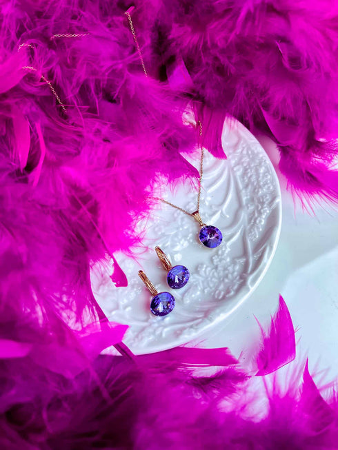 Necklace "Shining circle"